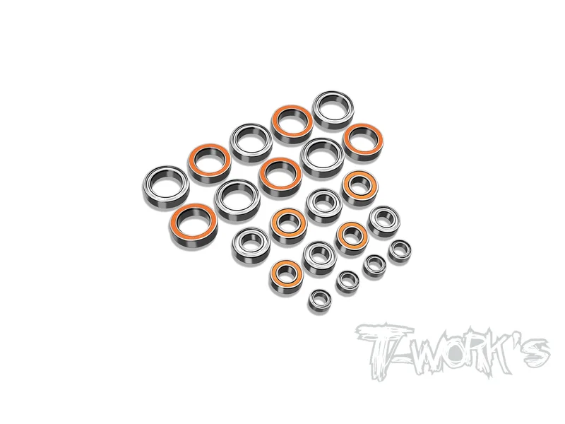 BBS-SCT410SL-REV2 Precision Ball Bearing Set ( For Tekno SCT 410SL REV2 ) 22pcs.
