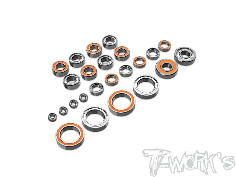 BBS-TLR22X Precision Ball Bearing Set ( For TLR 22X AC/DC ) 24pcs.