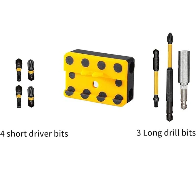 Bit Holder (4) W/Screw Universal