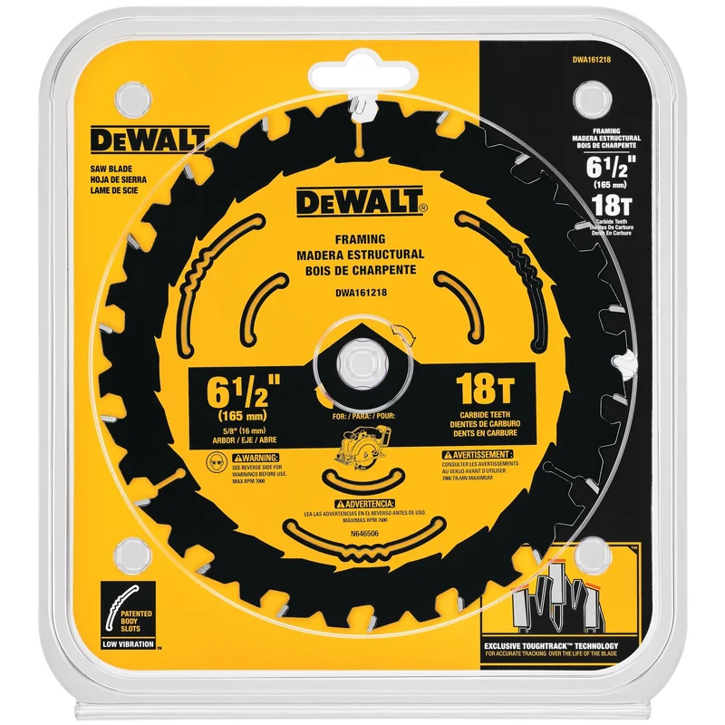 Blade Circular Saw 6-1/2" X 18TH Dewalt