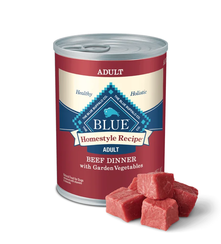 Blue Buffalo BLUE Homestyle Recipe Beef Dinner with Garden Vegetables 12.5 Oz