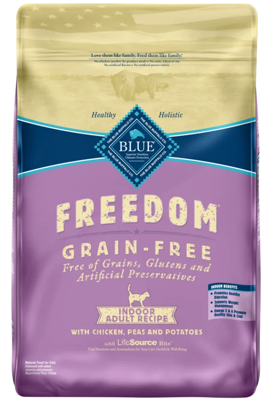 Blue Buffalo Freedom Grain Free Indoor Chicken Recipe Dry Cat Food