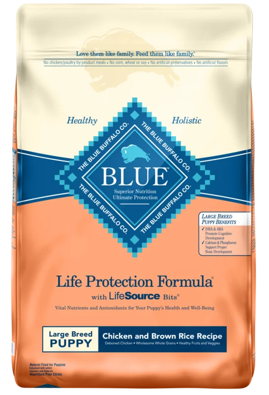 Blue Buffalo Life Protection Natural Chicken & Brown Rice Recipe Large Breed Puppy Dry Dog Food