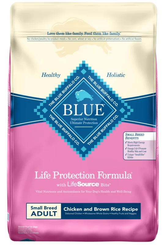 Blue Buffalo Life Protection Natural Chicken & Brown Rice Recipe Small Breed Adult Dry Dog Food