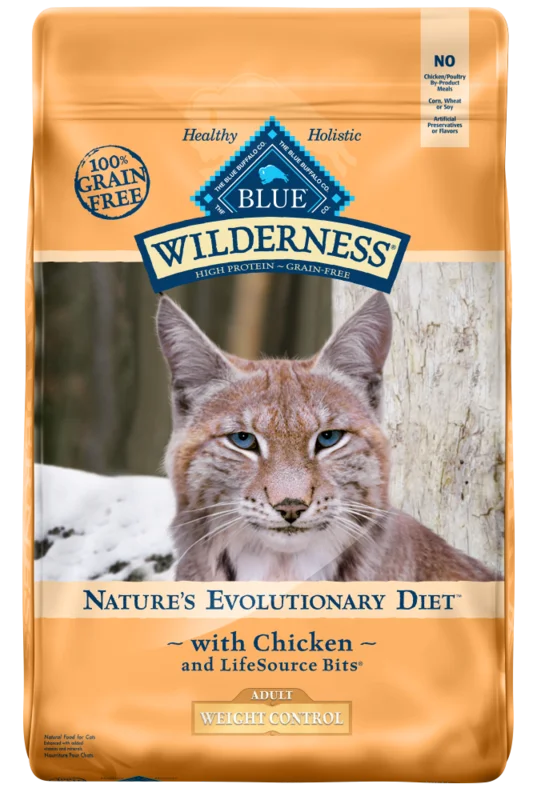 Blue Buffalo Wilderness Grain Free Weight Control Chicken Recipe Dry Cat Food