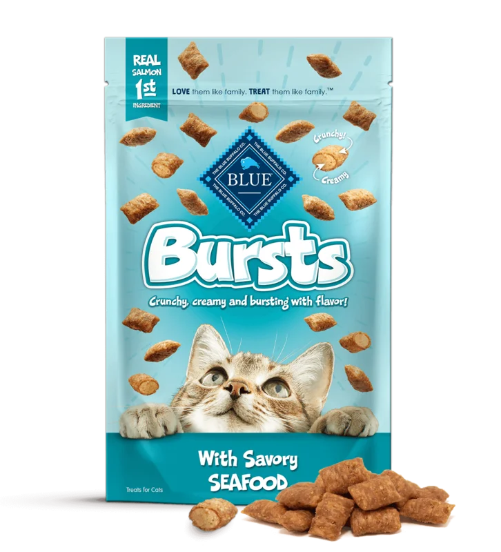 BLUE Bursts Savory Seafood Cat Treats