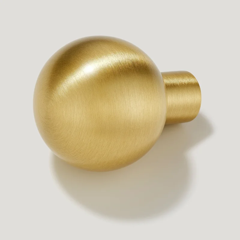 BOBBIN Rounded Knob - Brass
