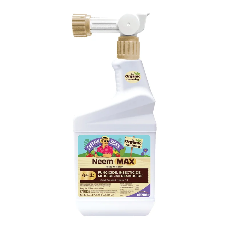 Bonide Captain Jacks Neem Max Ready-to-Spray Cold Pressed Neem Oil