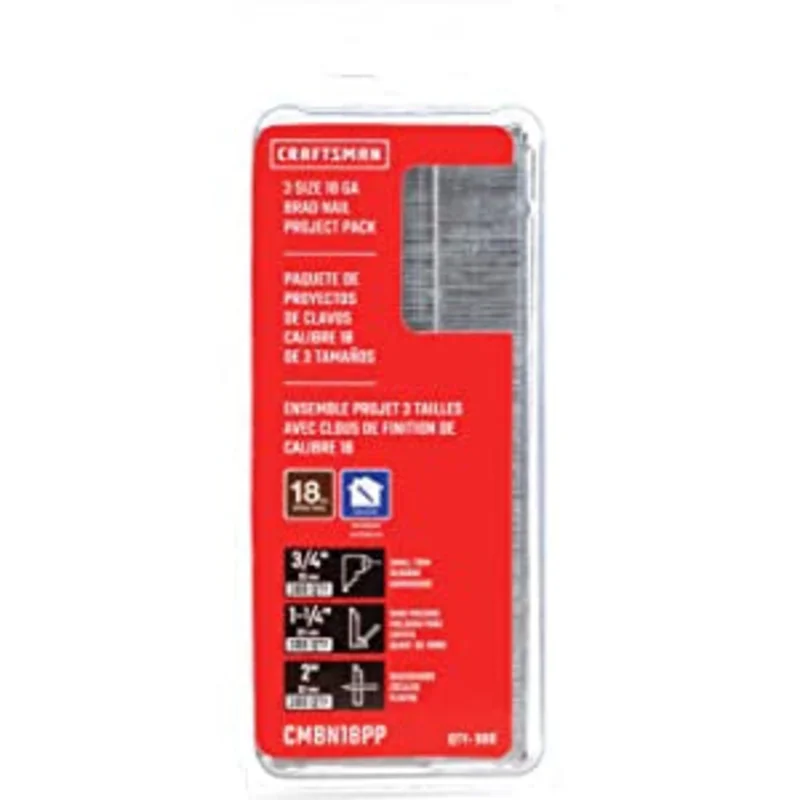 Brad Nail 18 Ga Project Pack Craftsman
