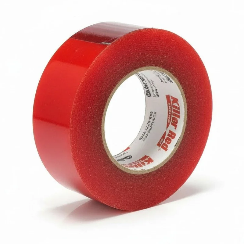 Bron BT-3854 Killer Red The Worlds Greatest Double-Sided Tape, plasticizer resistant, UV resistant, water resistant, weather resistant