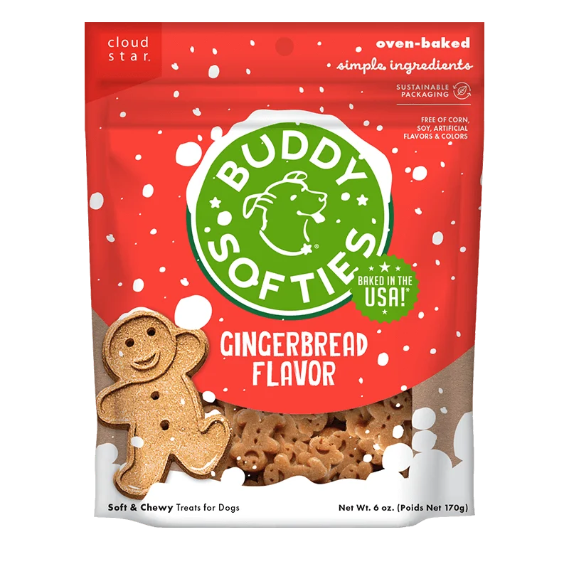 Buddy Biscuits Gingerbread Softies Dog Treats