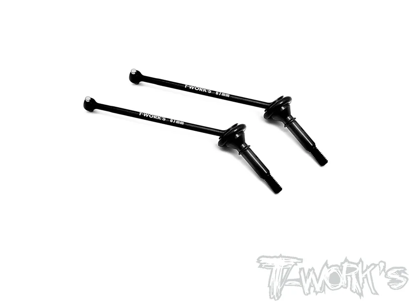 C-22X-4-RSteel Rear CVD Set 67mm ( For TLR 22X-4 ) 2pcs.