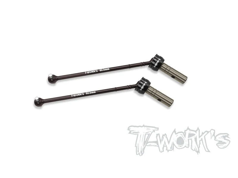 C-F8-AL   Steel F & R CVD Set 92.5mm With Alum.Axle Shaft ( For Sparko F8 & SWORKZ 35.4 ) 2pcs.