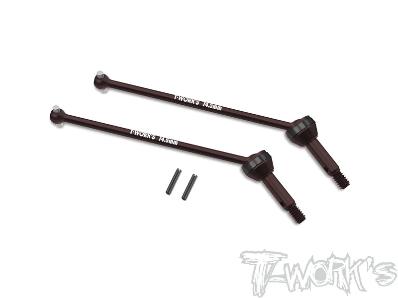 C-RC10-4WD-FSteel Front CVD Set  ( For Team Associated RC10 4WD )2pcs.
