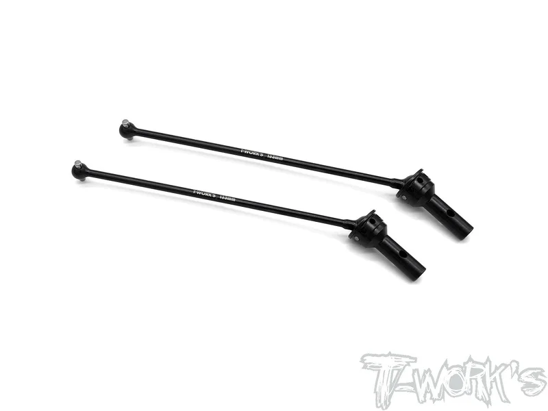 C-RC8T Steel F & R CVD Set 133mm ( For Team Associated RC8 T3.2/3.1/T3.2/T3.2E )  2pcs.