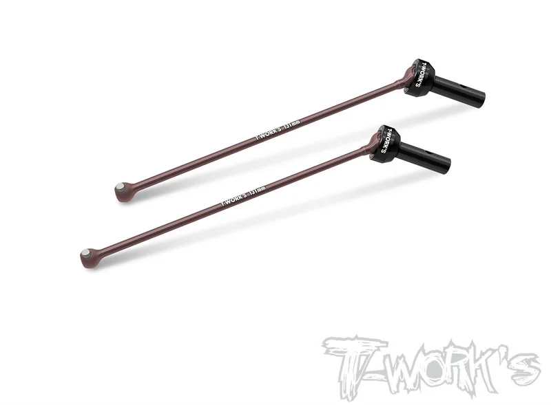 C-RC8T4 Steel F & R CVD Set 131mm ( For Team Associated RC8 T4/T4E ) 2pcs.