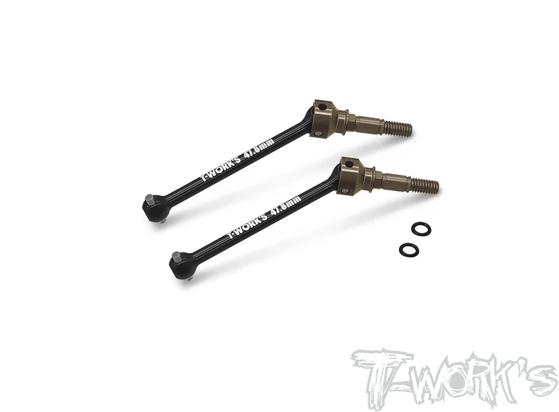 C-X4-AA7075-T6 Alum. CVD Set With Alum Drive Axle 47.8mm ( For Xray X4 ) 2pcs.