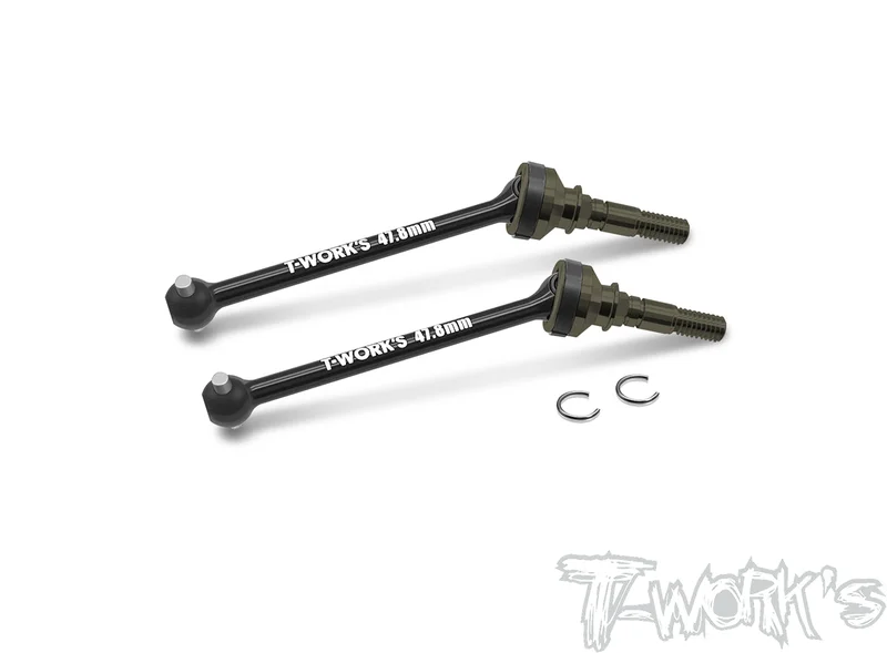 C-X423-AA7075-T6 Alum. CVD Set With Alum Drive Axle 47.8mm ( For Xray X4'23 ) 2pcs.