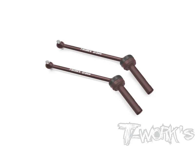 C-YDFSteel Rear CVD Set 57.5mm( For Yokomo Dog Fighter )2pcs.