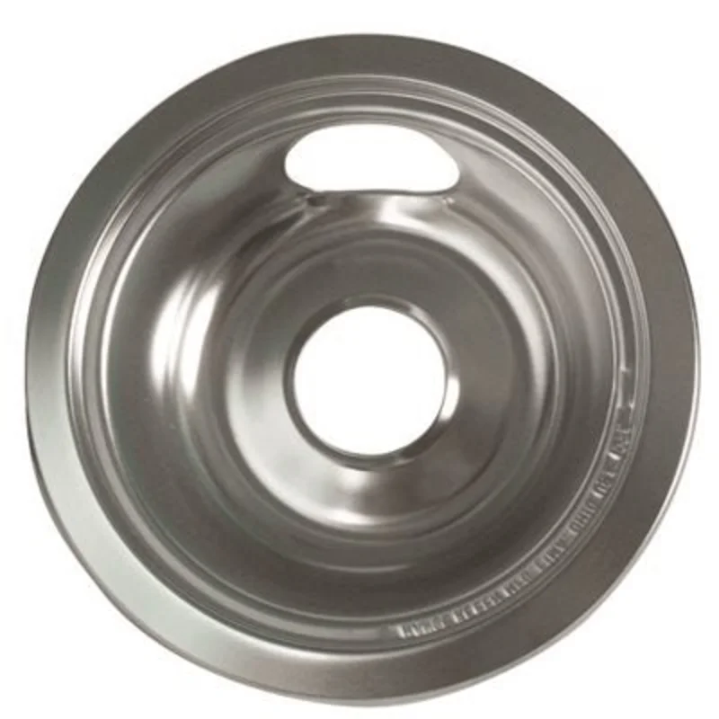 Camco 6" GE/Hotpoint Plug-In Chrome Drip Bowl