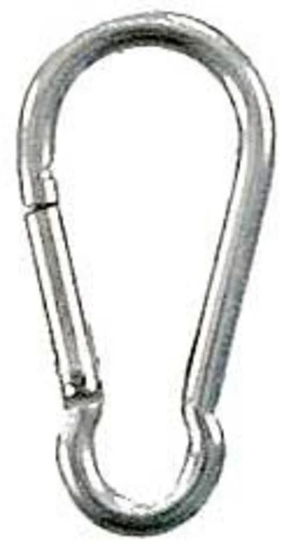Campbell 1/4" Spring Snap Link, Steel, Zinc Plated, #2450