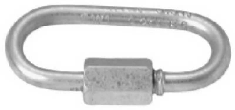 Campbell 3/8" Quick Link, Steel, Zinc Plated, #7350
