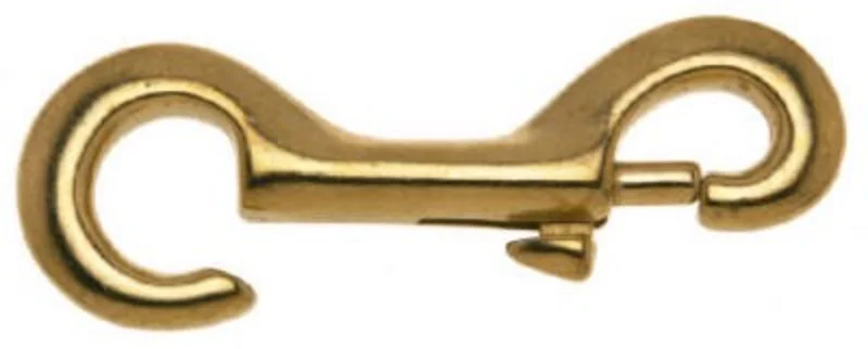 Campbell 3/8" Rigid, Open Eye Bolt Snap, Bronze, #231B