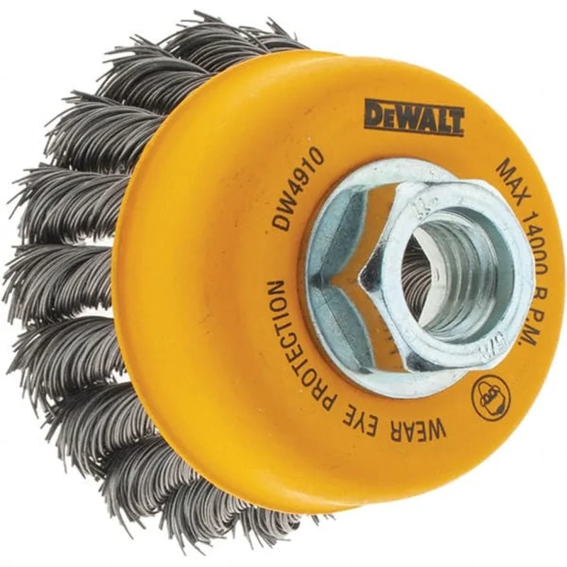 Carbon Knot Cup Brush 3" X 5/8" Dewalt