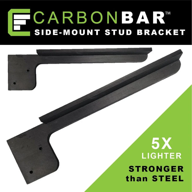 CarbonBar Side Mount Stud Bracket Box of 2