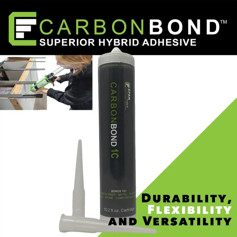 CarbonBond 1C Enhanced Hybrid Adhesive Black 10.3oz Cartridge