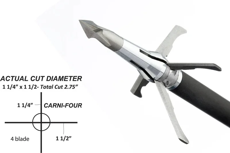 CARNI-FOUR PRO SERIES MECHANICAL BROADHEAD