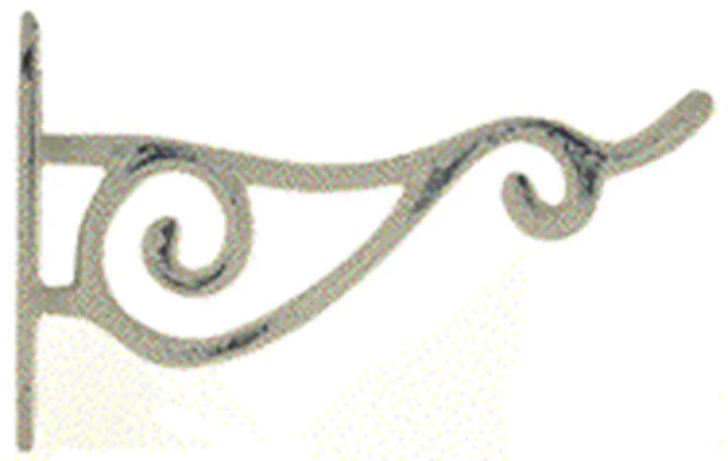 CAST IRON BRACKET 5 BLK (546BL)