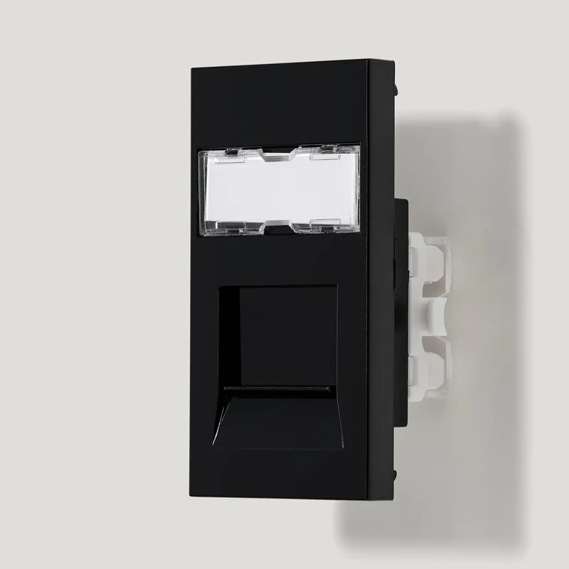 Cat6 Data Socket - Black