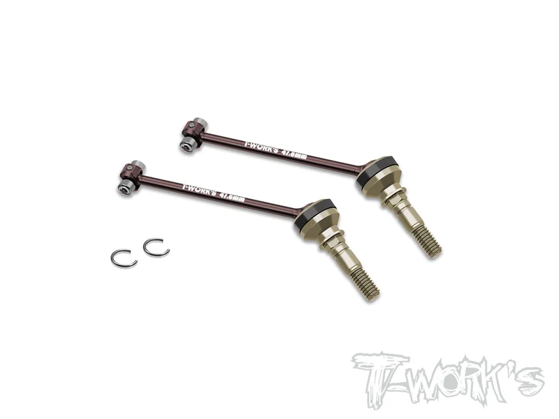 CB-X423-A CVD BB Drive Shaft Set With Alum Axle 47.8mm ( For Xray X4'23 ) 2pcs.