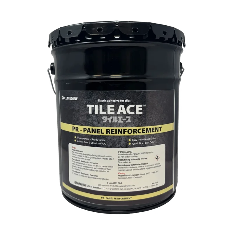 Cemedine Tile Ace PR Panel Reinforcement Adhesive 5 Gallon Pail (19.3KG)