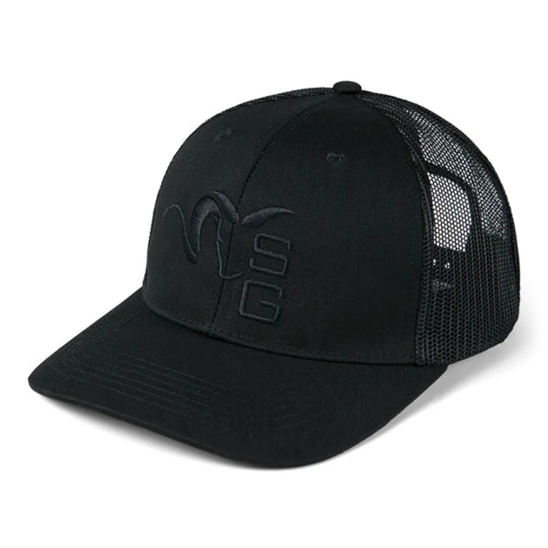 CENTERED RAM TRUCKER HAT TENT GREEN