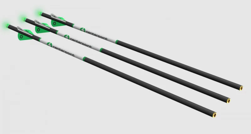 CenterPoint CARBON ARROWS with LIGHTED NOCKS - 3pk
