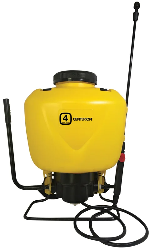 Central Garden & Pet Company Centurion Multi-Hand Backpack Garden Pressure Sprayer 4ft Hose Yellow 1ea/4 gal Yellow