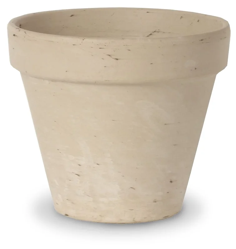 Ceramo Company Inc Standard Flower Pot 8" Granite Marble Clay Pot - Case/12