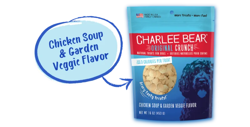 Charlee Bear Original Crunch Chicken Soup & Garden Veggie Flavor
