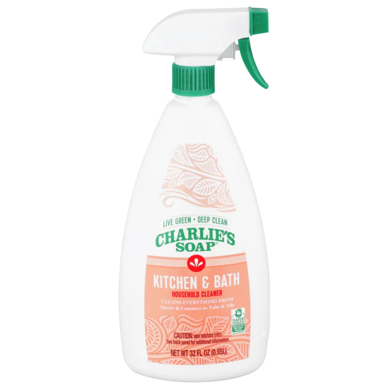 Charlie's Soap Environmentally Safe Natural Kitchen & Bath Household Cleaner