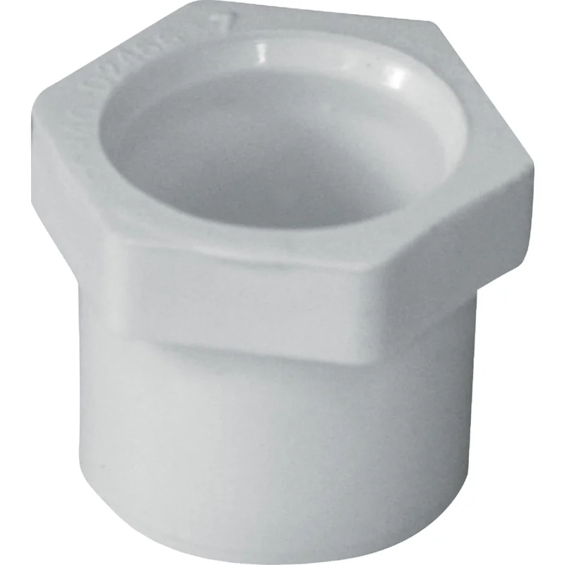 Charlotte Pipe 1-1/2 In. SPG x 1 In. Slip Schedule 40 PVC Bushing
