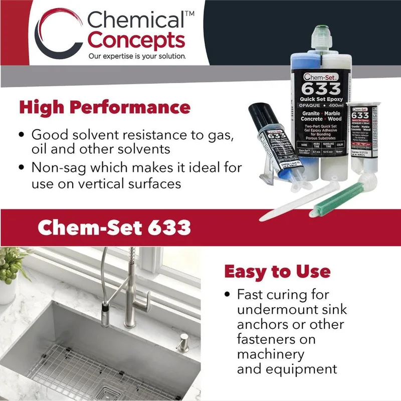 Chem-Set 633 5 Minute Gel Epoxy Adhesive
