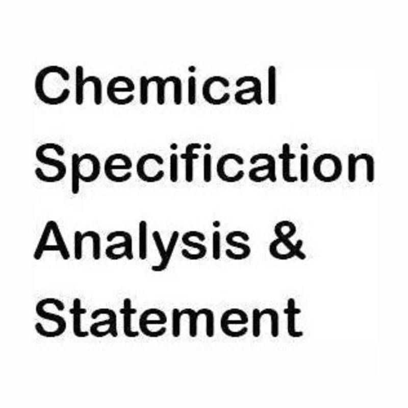 Chemical Specification Analysis Report