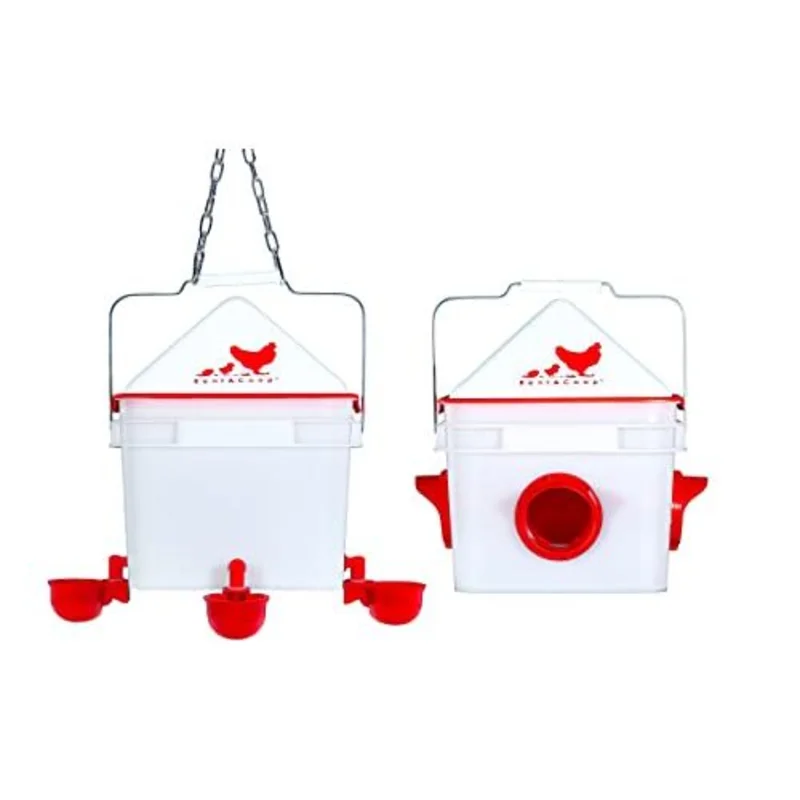 Chick2Chicken 10lb Chicken Feeder and 2 Gal Waterer - 2025 Version