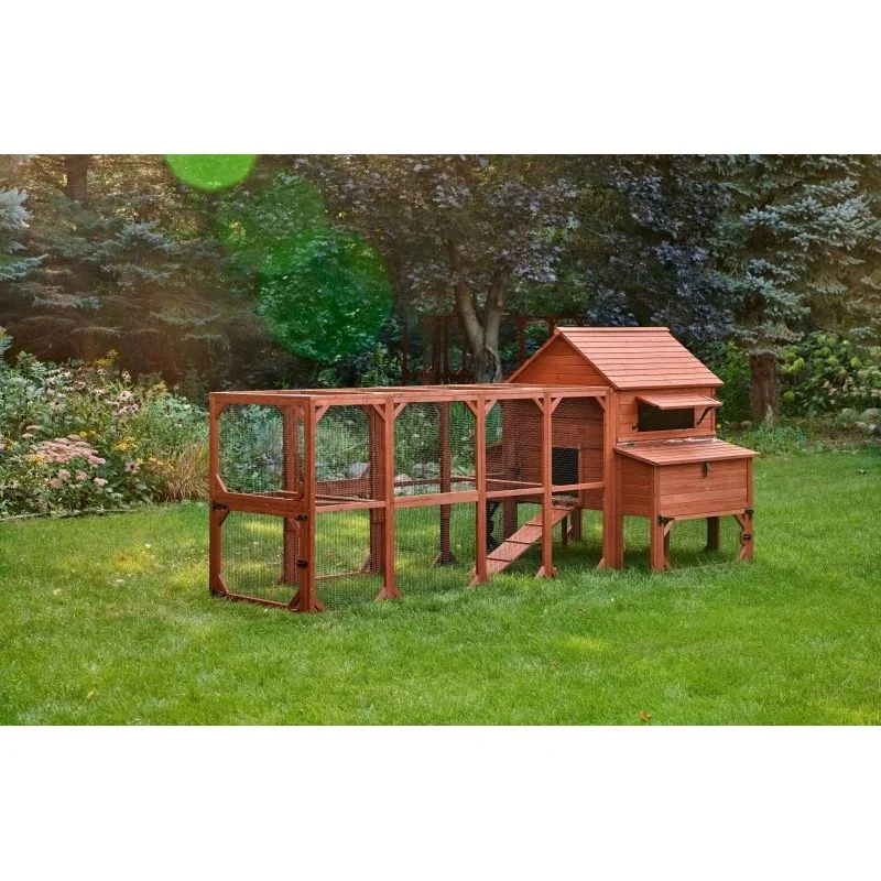 Chicken Coop for 10 Chickens Rhode Island Homestead Coop with Run Extension Options