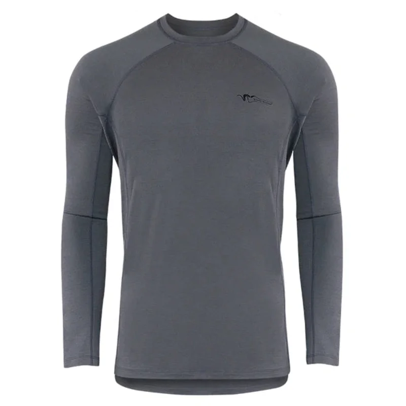 CHINOOK MERINO CREW LS Granite Grey
