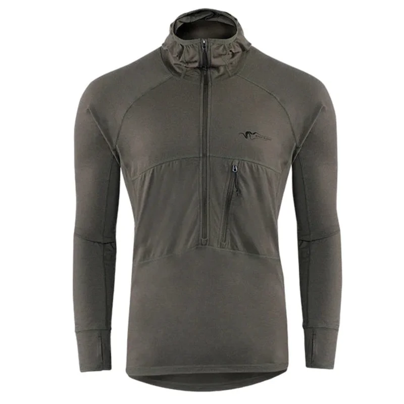 CHINOOK MERINO HOODY Granite Grey