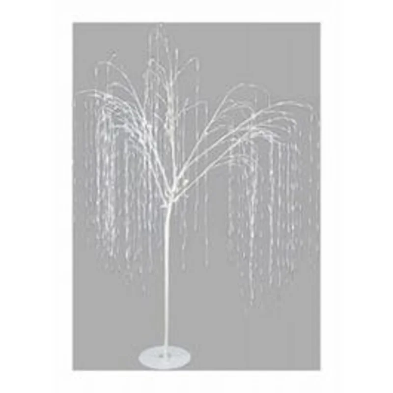Christmas Lawn Dcor, Twinkling White Willow, 800 White LED Lights, 7-Ft.