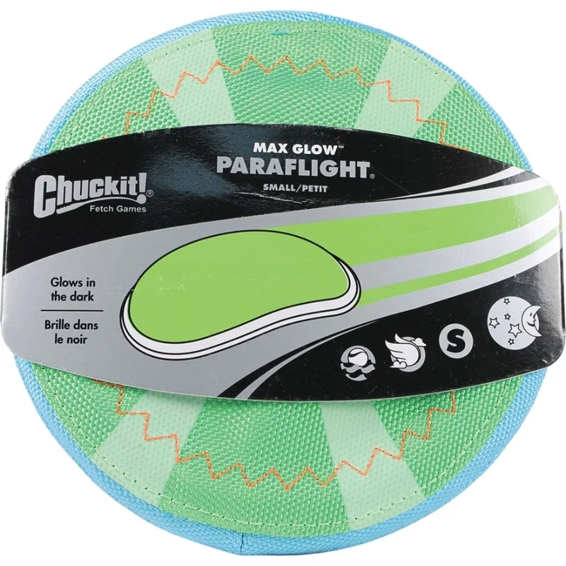 CHUCKIT! MAX GLOW PARAFLIGHT GREEN/WHITE